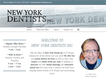 Tablet Screenshot of newyorkdentistinc.com